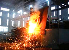 Medium frequency induction furnace